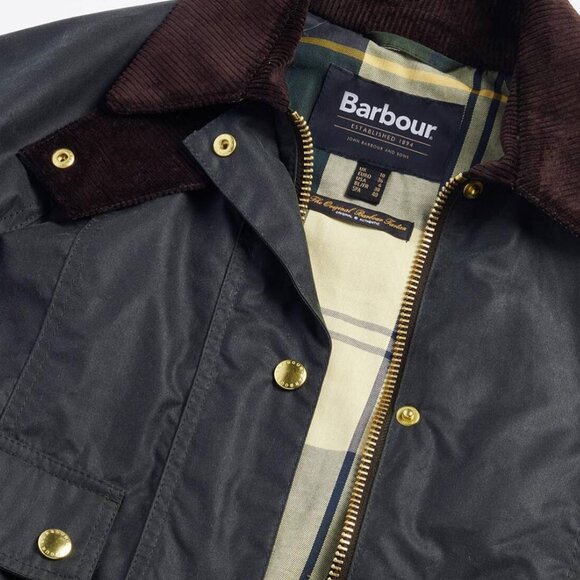 NWT Barbour Beadnell Waxed Cropped Jacket - Picture 5 of 6